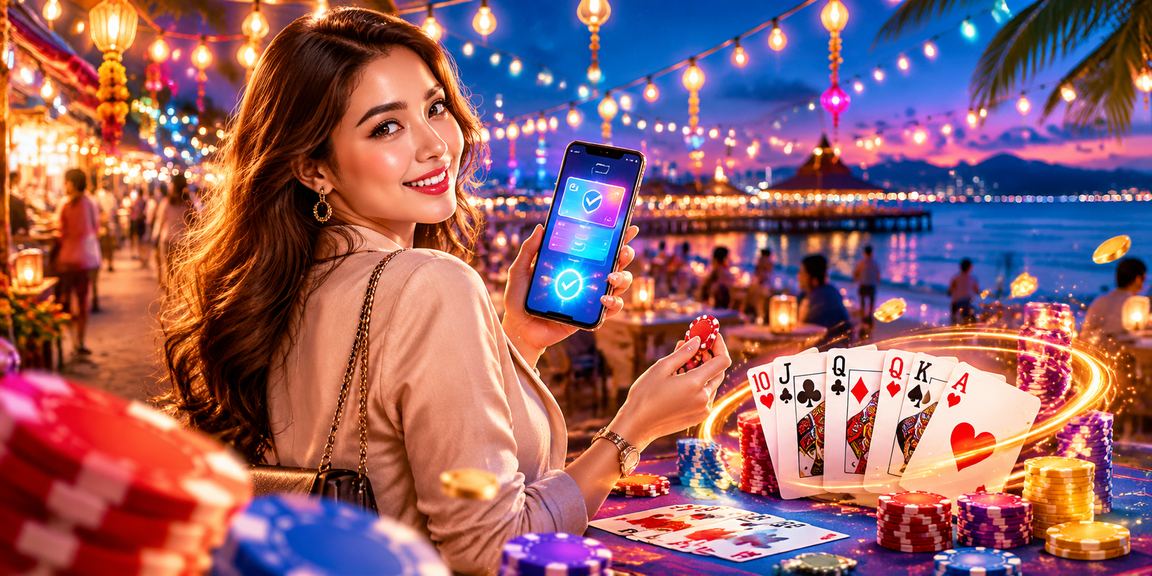 Pemain Malaysia bermain permainan kad rummy dengan suasana santai di rumah